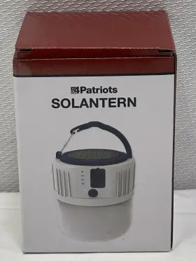810026145124 4 PATRIOTS Solantern Solar Lantern Survival Bug