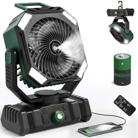 OT-F22 AIEPOCH Camping Fan Rechargeable Battery Misting