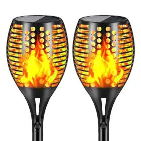 738631282198 AIONAREW Solar Lights Waterproof Flickering