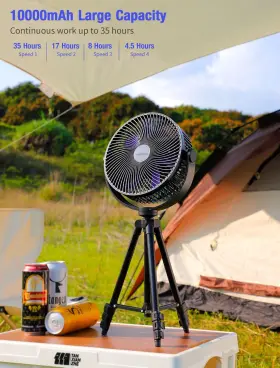798623818798 AIRBITION Camping Fan Rechargeable Tripod Tent #3