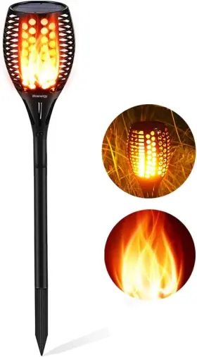 A961LED AITYVERT Solar Torch Lights Flickering Pack