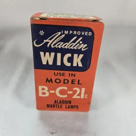 24204 ALADDIN Wick Mantle Lamps Nos
