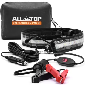 All-top Atled120wh Dimmable Flexible Camping Light Strip With Mounting Jacket - 1300 Lumen Ip6