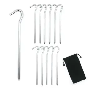739515291084 ALMHPVC Tent Stakes Sand Beach Inflexib