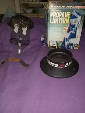 NO.1041 AMERICAN CAMPER Double Mantle Propane Lantern Box