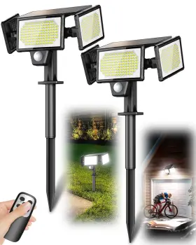 AXWSWL04-003 AMILUO Solar Spotlights Stakes Led Security