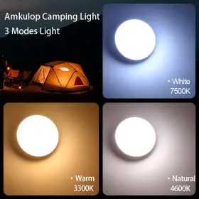 AMKULOP-X30-W AMKULOP Camping Tent Light Led Rechargeable #2