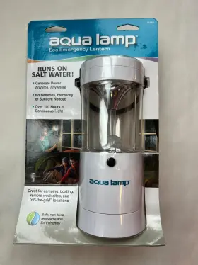 035794446604 AQUA LAMP Eco Emergency Lantern Salt Water