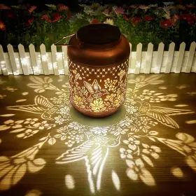 798443365724 ARTSZOUTIC Solar Waterproof Hummingbird Lantern
