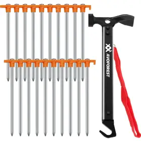 TZ02 AVOFOREST Tent Stakes Camping Hammers