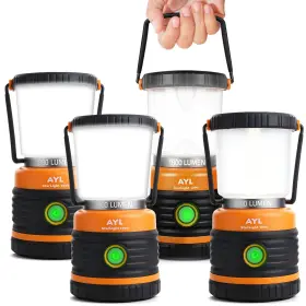 Ayl 060906320379 Led Camping Lantern Battery Powered 1800lm 4 Lights Modes Perf