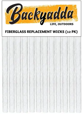 BY-TTRW.12 BACKYADDA Tiki Torch Wick Pack Fiberglass