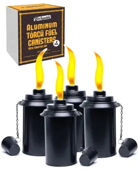 TT-ARC.12OZ.4W.CAP BACKYADDA Tiki Torch Canister Pack