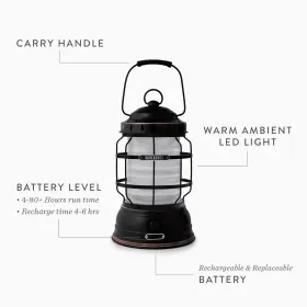 819665012620 BAREBONES Forest Lantern Rechargeable Battery #3