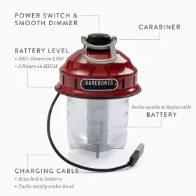 819665012965 BAREBONES Beacon Light Rechargeable Camping Usb #2