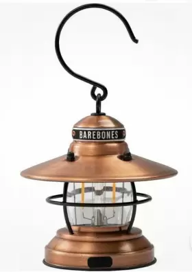 BARE275 BAREBONES LIVING Edison Mini Lantern Copper Camp Must #3