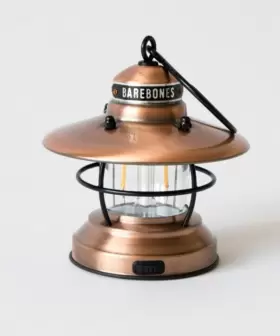 BARE275 BAREBONES LIVING Edison Mini Lantern Copper Camp Must