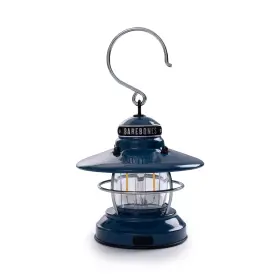 Barebones Living Liv-171 Edison Mini Lantern - Vintage Adjustable Camping Light Ocean Blue