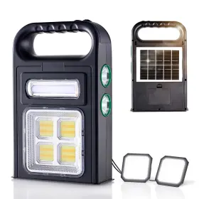 BZ002 BERZFASA Solar Flashlight Usb Cable Led Camping Light