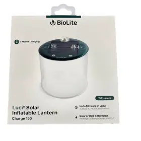 LCB0100 BIOLITE Luci Charge Solar Inflatable Lantern Light