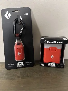 IPX4 BLACK DIAMOND Camping Lantern Flashlight Led Keychain