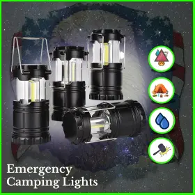HWMD008 CAMPING Led Lantern Lights Bright Battery Emergency