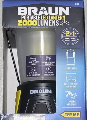 58489 BRAUN Led Lantern Inner Light