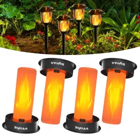 FT24005 BRIGHTARK Solar Light Tops Flickering Flame