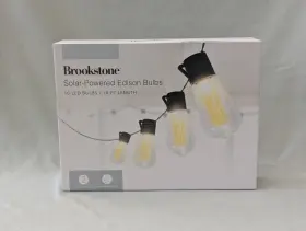 BSHC068 BROOKSTONE Solar Led Bulbs Camping Garden Walkway