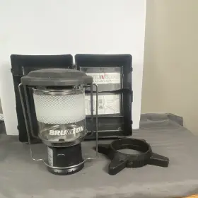 Brunton 3-mantle Orion Butane/propane Lantern Black With Carry Case Base