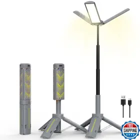 B0FX42CKH2 BUBRA Telescopic Camping Light Stand Rechargeable