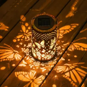 QM-100C BURSVIK Butterfly Solar Lanterns Waterproof Mothers