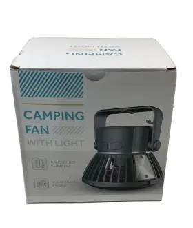 728047854935 BUSYPIGGY Solar Camping Fan Led Light Hook Tent
