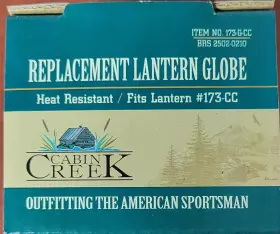 173-G-CC CABIN CREEK Heat Lantern Globe