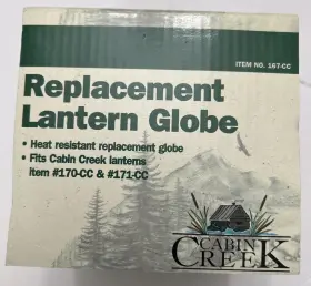 768721385232 CABIN CREEK Lantern Globe Heat