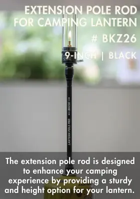 582749691986 CAMPING MOON Gas Lantern Extension Pole Rod #2