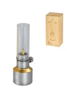 589479478481 CAMPING MOON Gas Lantern Candle Tank Wooden