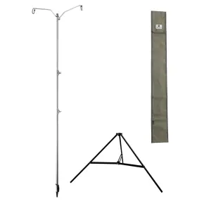 US-D-243 CAMPING MOON Steel Lantern Pile Driver Tripod