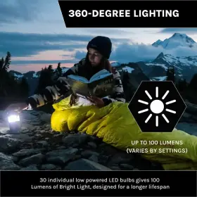 852724003436 CASCADE MOUNTAIN TECH Pop Up Led Lantern Water #3