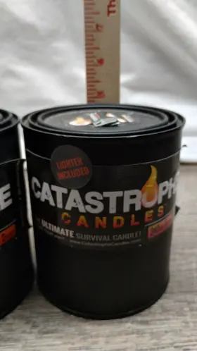 706569074628 CATASTROPHE CANDLES Hour Emergency Survival Wick #2