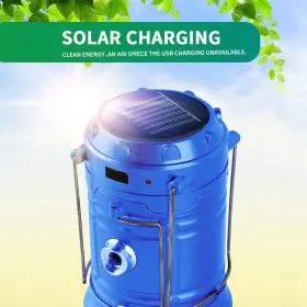191171111920 CENSINDA Led Camping Lantern Solar Rechargeable #2