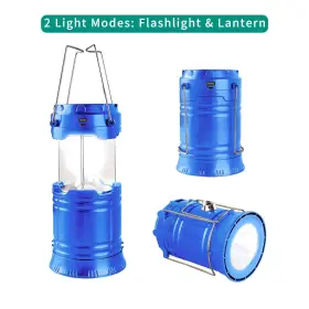191171111920 CENSINDA Led Camping Lantern Solar Rechargeable #3