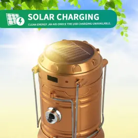886268573513 CENSINDA Led Camping Lantern Solar Rechargeable #2