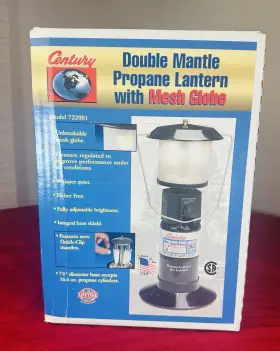 722001 CENTURY Double Mantle Propane Lantern Mesh Globe