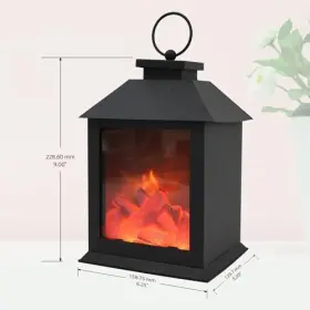 BL001 BRIGHT Fireplace Lantern Flame Effect Led Fire Lamp #3