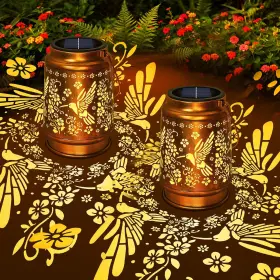 CHY-FNDL-2P CHYGRON Solar Waterproof Hummingbird Lantern