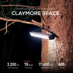809605000338 CLAYMORE Rechargeable Led Area Light Outdoors #2