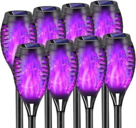 880837898915 COCOMOX Solar Lights Pack Flicker Flame