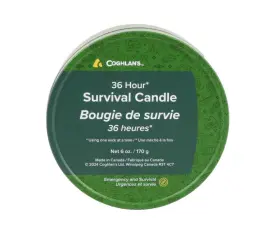 9248 COGHLANS Survival Candle Burn Triple Wick Light