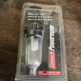 019-0187CT COLEMAN Nos Power Mate Filter Npt